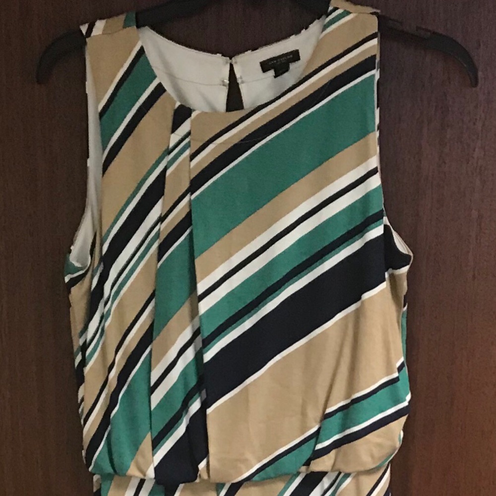 Sleeveless asymmetrical maxi  from Ann Taylor!
